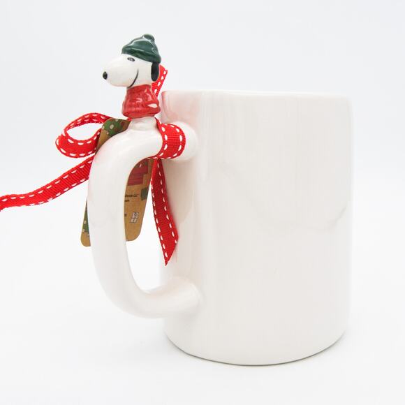 Rae Dunn Peanuts Mug, Warm Wishes Snoopy 16oz Ceramic Coffee Cup - Picture 6 of 10